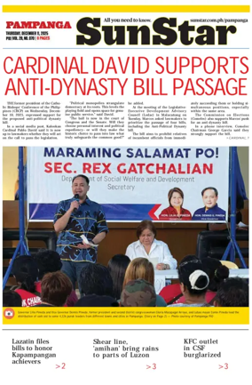 Cover of Sun.Star Pampanga