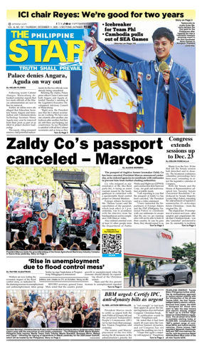 Cover of The Philippine Star