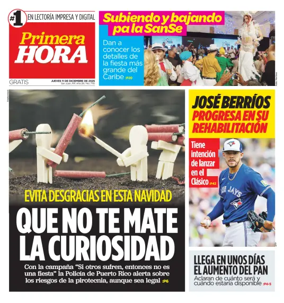Cover of Primera Hora
