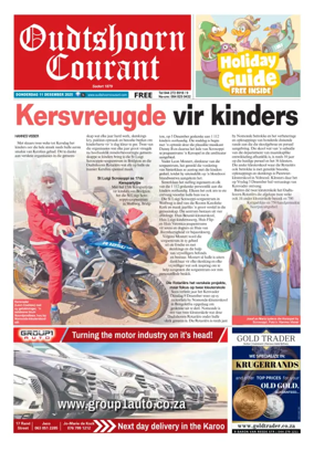 Cover of Oudtshoorn Courant