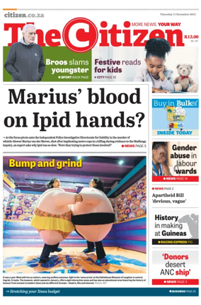 Cover of The Citizen (KZN)