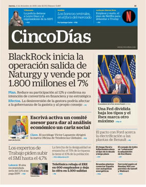 Cover of Cinco Días