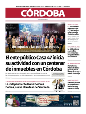 Cover of Diario Córdoba