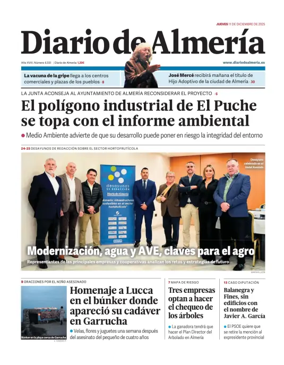Cover of Diario de Almeria
