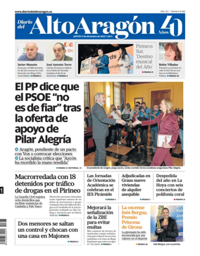 Cover of Diario del Alto Aragón