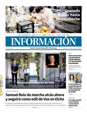 Cover of Diario Informacion (Elche y Vega Baja)
