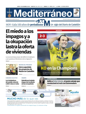 Cover of El Periódico Mediterráneo