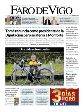 Cover of Faro de Vigo