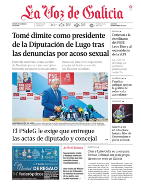 Cover of La Voz de Galicia (Barbanza)