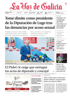 Cover of La Voz de Galicia (Carballo)