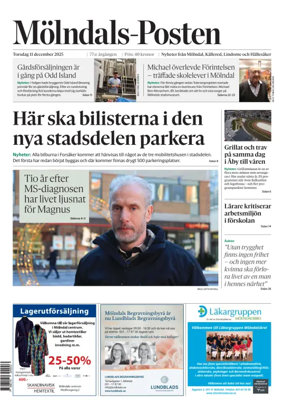 Cover of Mölndals-Posten