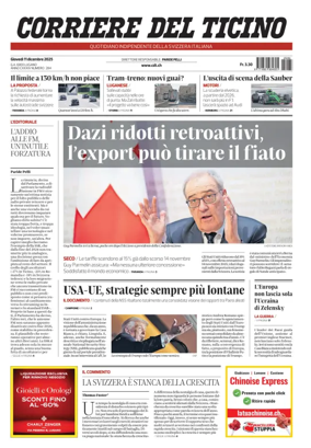 Cover of Corriere del Ticino