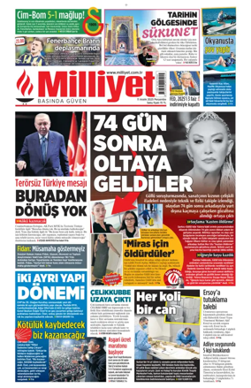 Cover of Milliyet