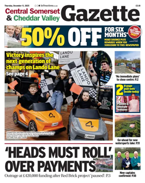 Cover of Central Somerset & Cheddar Valley Gazette