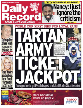 Cover of Daily Record