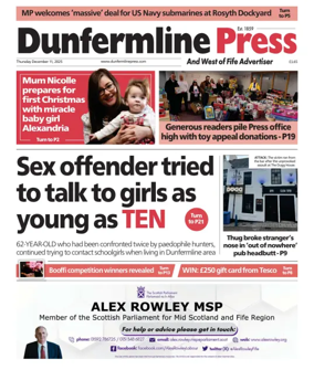 Cover of Dunfermline Press