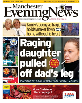 Cover of Manchester Evening News