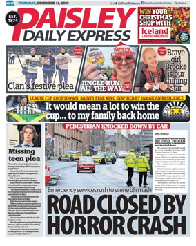Cover of Paisley Daily Express