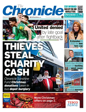 Cover of The Chronicle (South Tyneside and Durham)