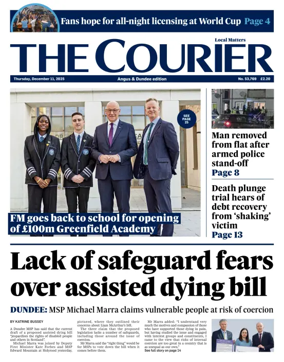 Cover of The Courier & Advertiser (Angus and The Mearns Edition)