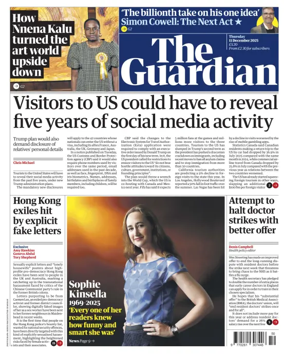 Cover of The Guardian