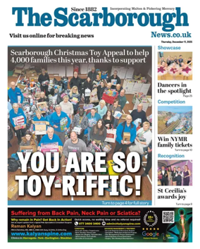 Cover of The Scarborough Evening News