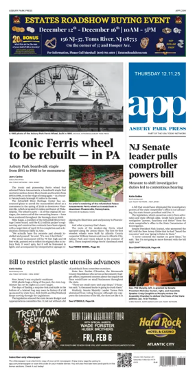 Cover of Asbury Park Press