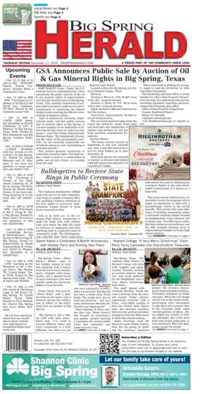 Cover of Big Spring Herald