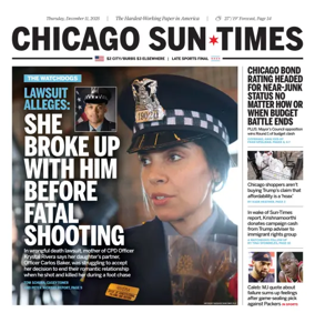 Cover of Chicago Sun-Times