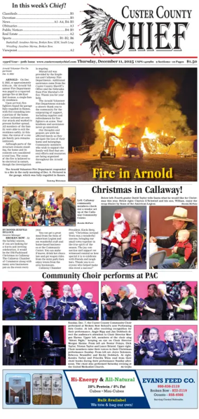 Cover of Custer County Chief