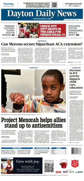 Cover of Dayton Daily News