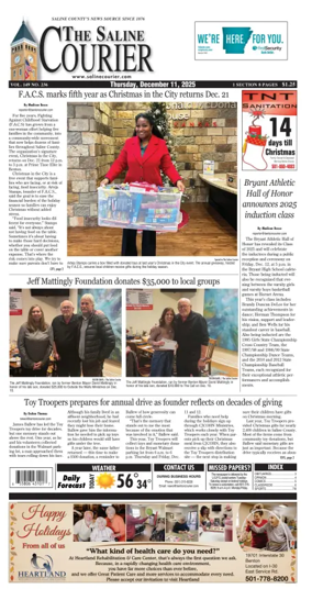 Cover of The Saline Courier