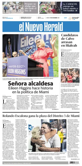 Cover of El Nuevo Herald