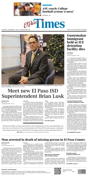 Cover of El Paso Times