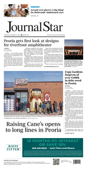 Cover of Journal Star (Peoria)