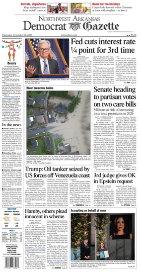 Cover of Northwest Arkansas Democrat-Gazette