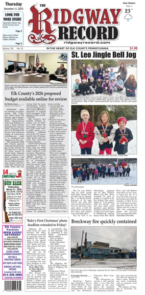 Cover of Ridgway Record