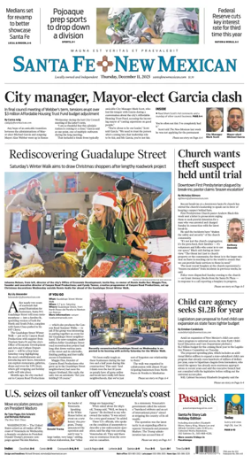 Cover of Santa Fe New Mexican