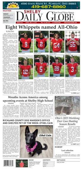 Cover of Shelby Daily Globe