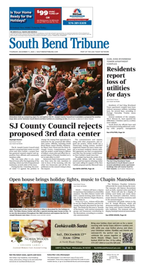 Cover of South Bend Tribune