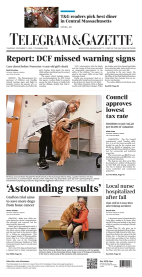 Cover of Telegram & Gazette