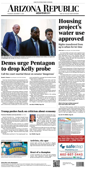 Cover of The Arizona Republic