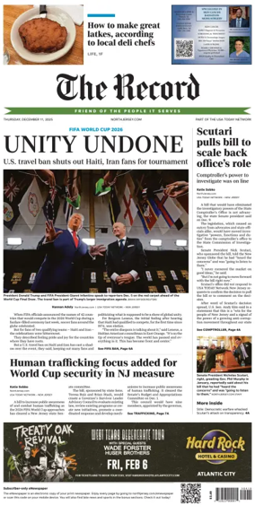 Cover of The Bergen Record