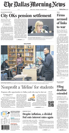 Cover of The Dallas Morning News