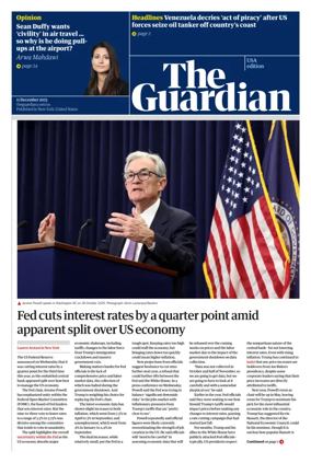 Cover of The Guardian (USA)