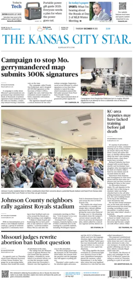 Cover of The Kansas City Star