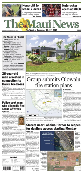 Cover of The Maui News - Weekender