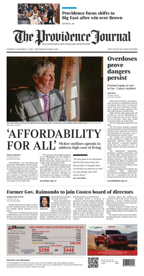 Cover of The Providence Journal