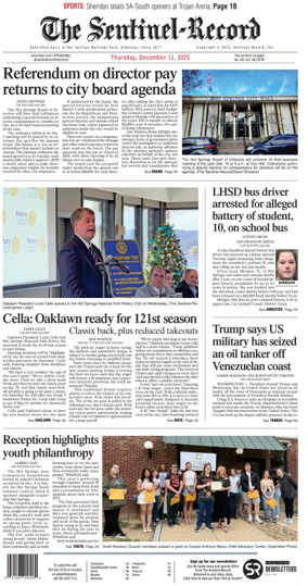 Cover of The Sentinel-Record