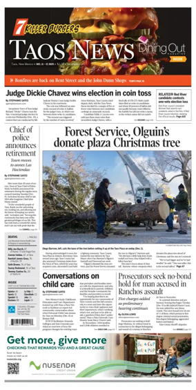 Cover of The Taos News